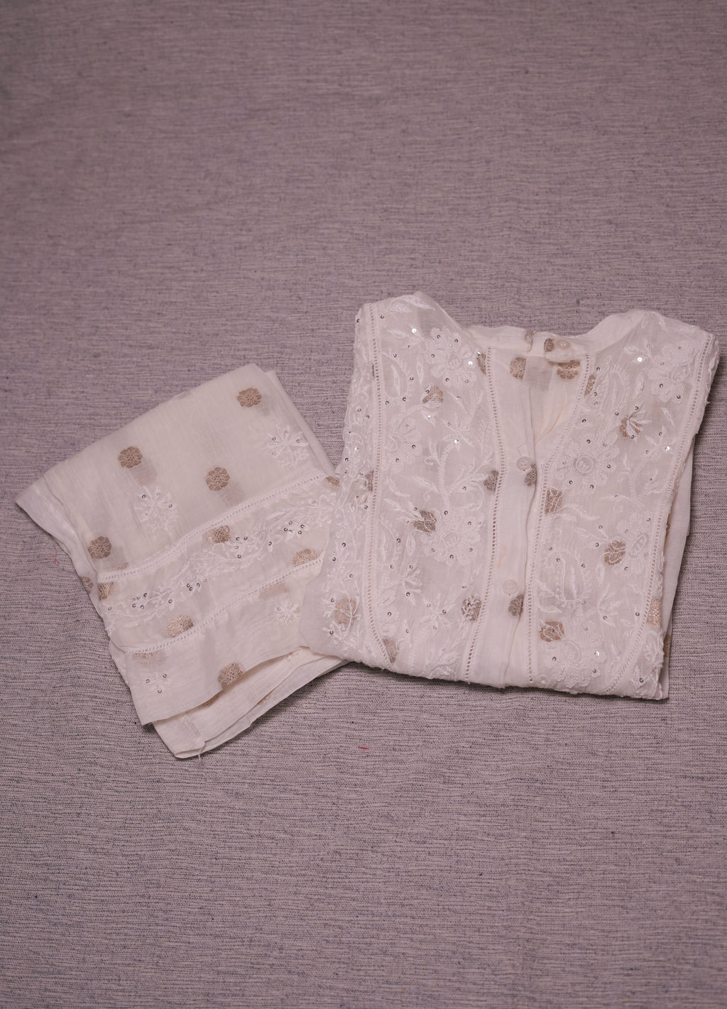 Banarasi Chikankari Co-ord Set