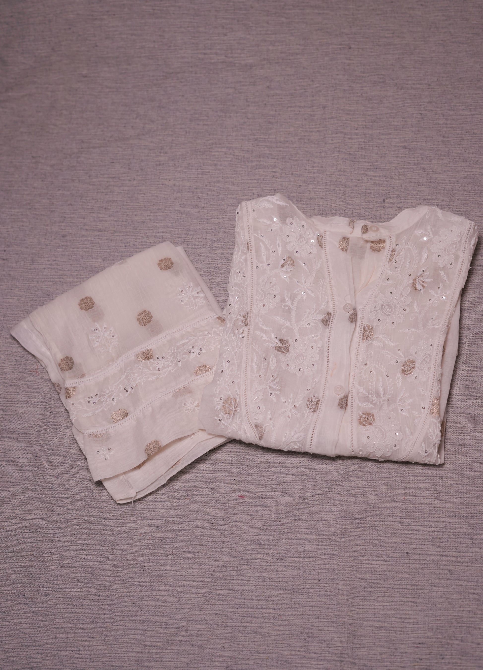Banarasi Chikankari Co-ord Set