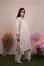 Rayon Chikankari Co-ord Set