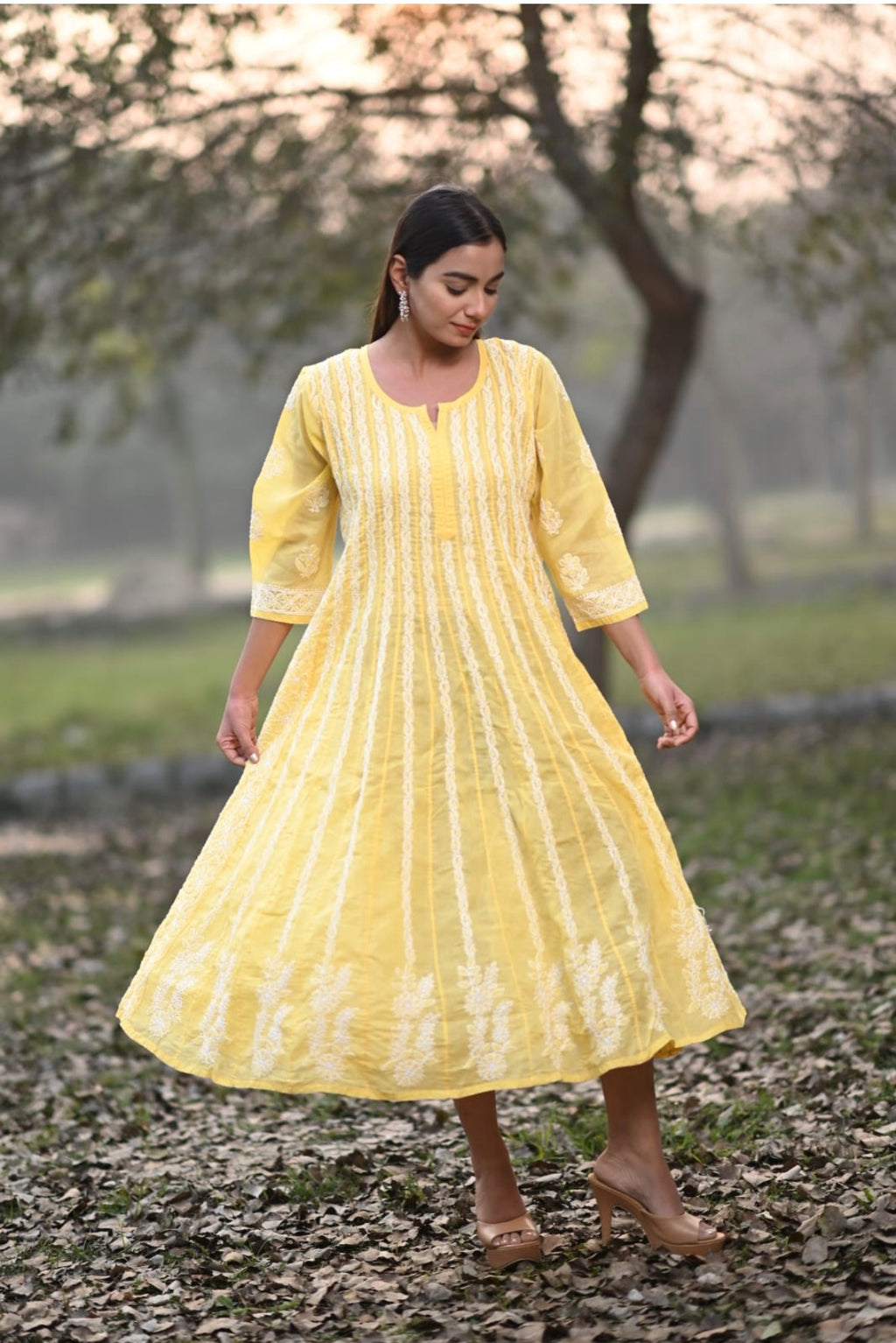 Chikankari Anarkali