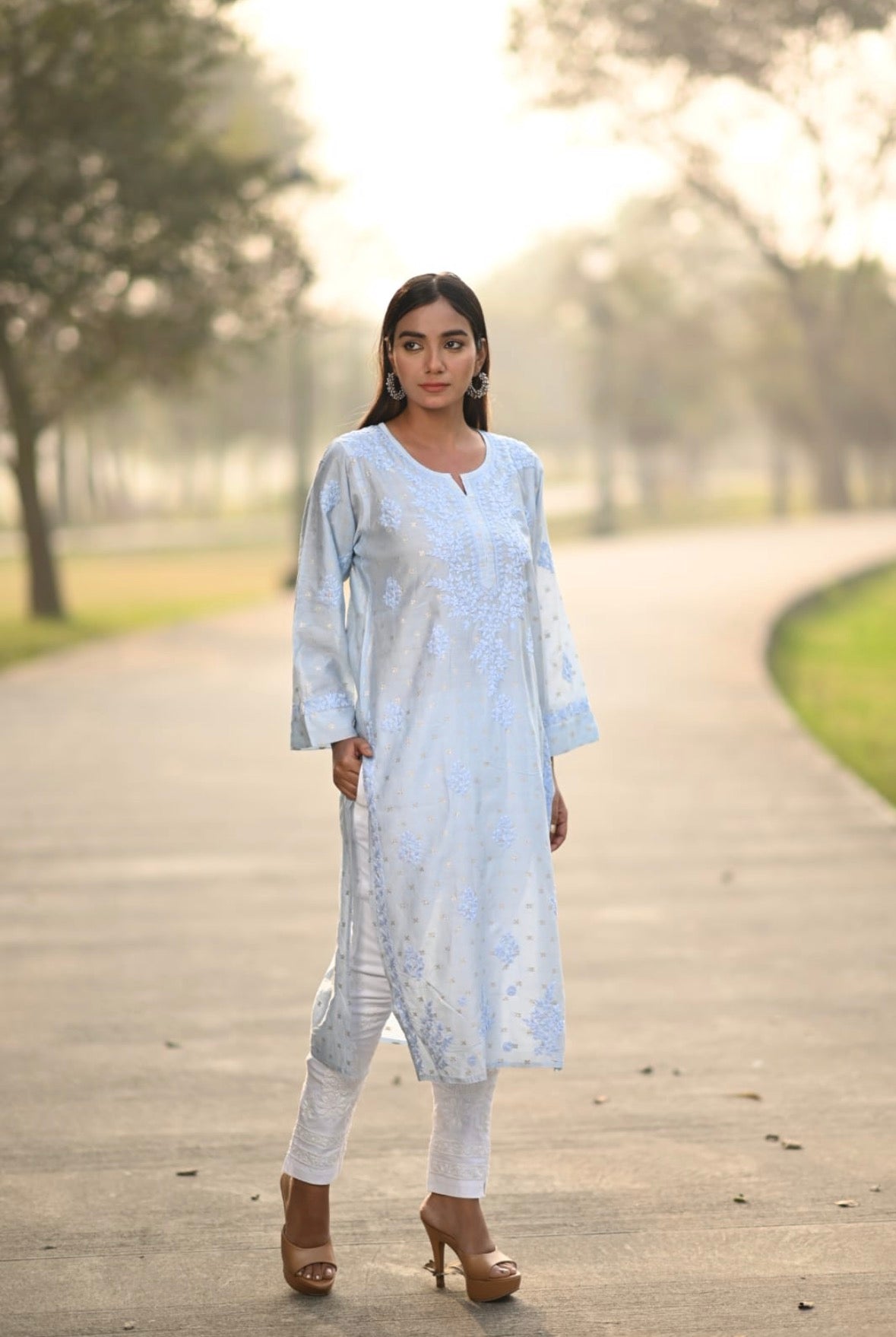 Banarasi Chanderi Coord Set