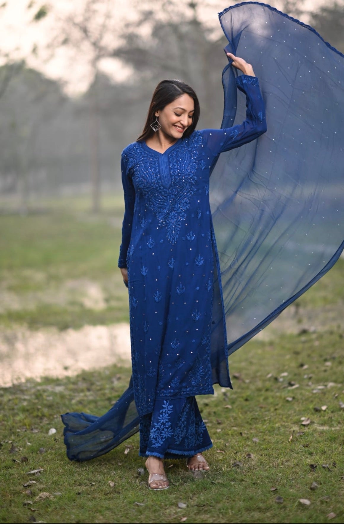 Viscose Georgette Suit
