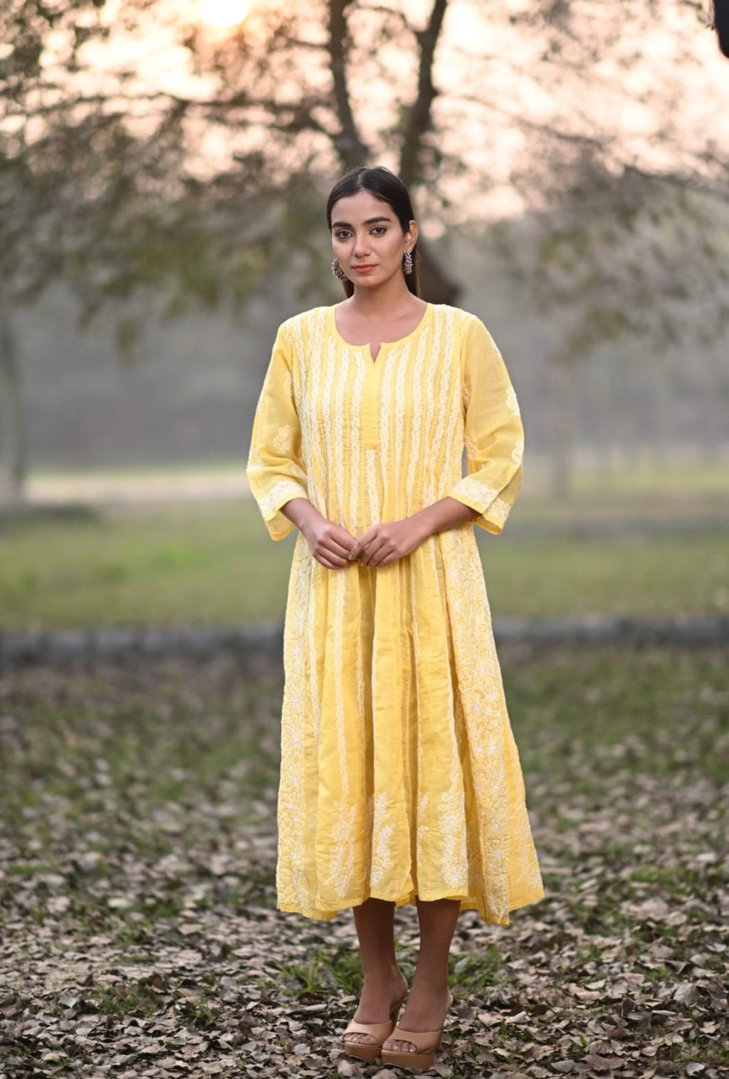 Chikankari Anarkali
