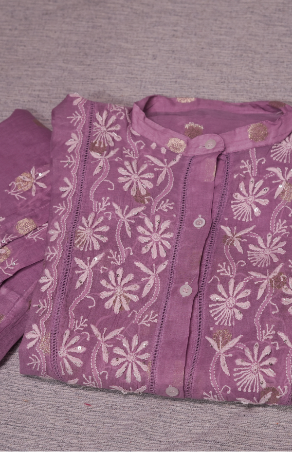Banarasi Chikankari Co-ord Set